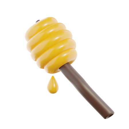 Honey dipper  3D Icon