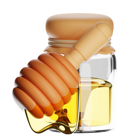 Honey Dipper  3D Icon