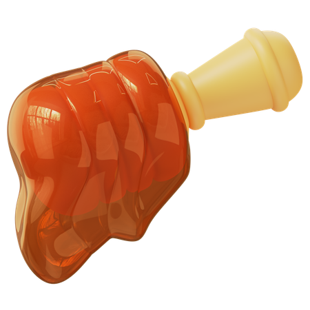 Honey Dipper  3D Icon