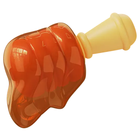 Honey Dipper  3D Icon