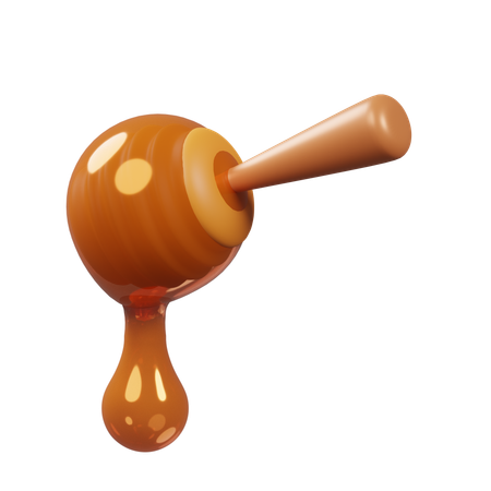 Honey Dipper  3D Icon