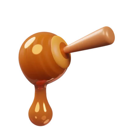 Honey Dipper  3D Icon