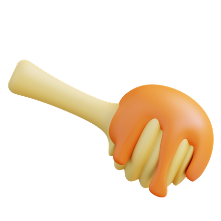 Honey Dipper  3D Icon