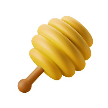 Honey Dipper  3D Icon