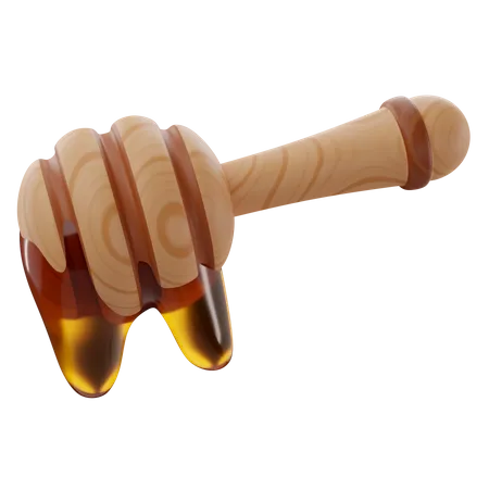 Honey Dipper  3D Icon