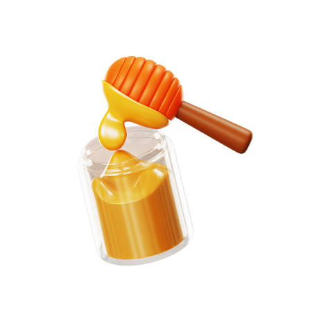 Honey Dipper  3D Icon