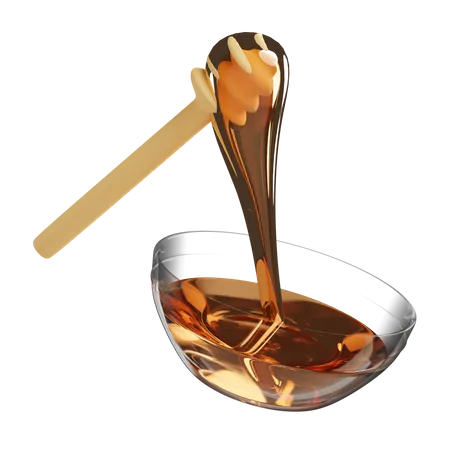 Honey Dipper  3D Illustration