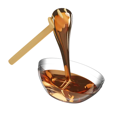 Honey Dipper 3D Illustration
