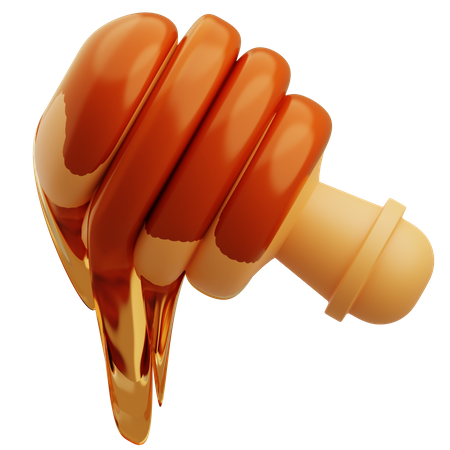 Honey Dipper 3D Icon