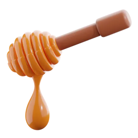 Honey Dipper  3D Icon