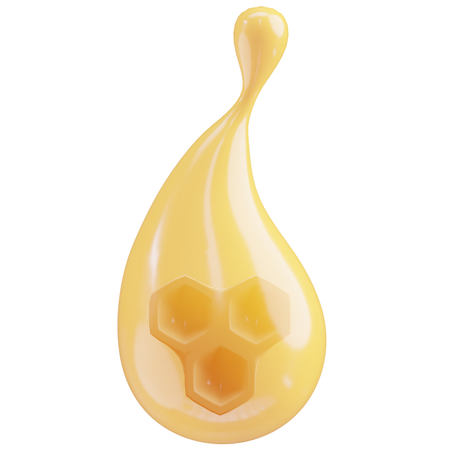 Honey Drop  3D Icon