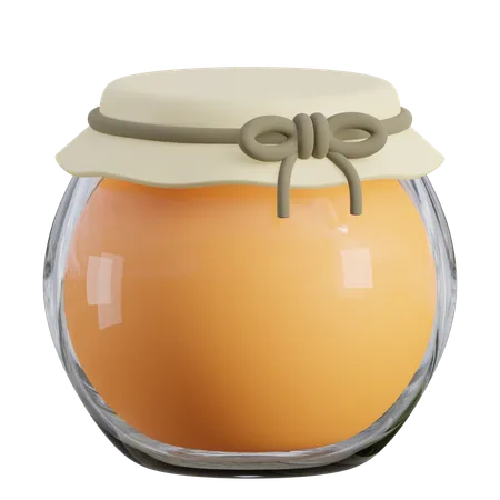 Honey Jam Bottle  3D Icon