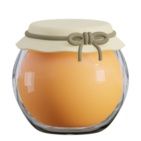 Honey Jam Bottle  3D Icon