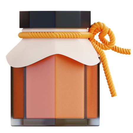 Honey Jam Bottle  3D Icon