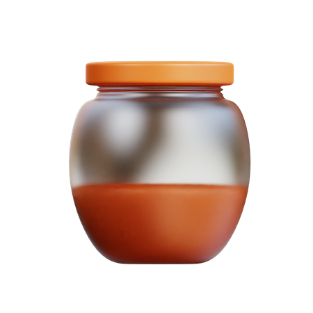 Honey Jam Bottle  3D Icon