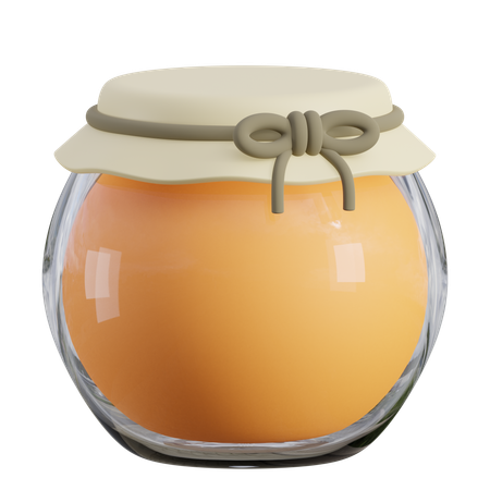 Honey Jam Bottle  3D Icon