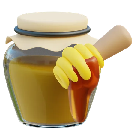 Honey Jar  3D Icon