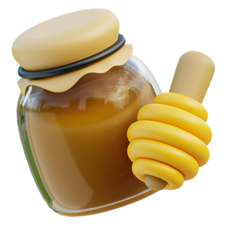Honey Jar  3D Icon