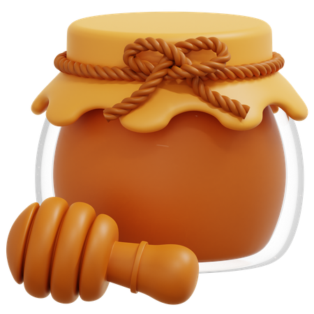 Honey Jar  3D Icon