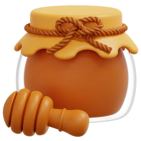 Honey Jar  3D Icon