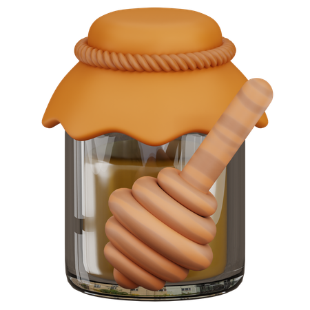 Honey Jar  3D Icon