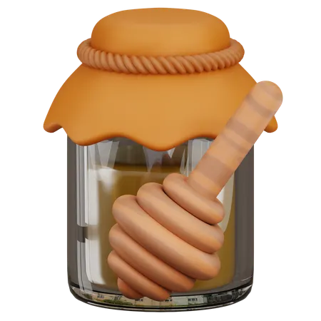 Honey Jar  3D Icon