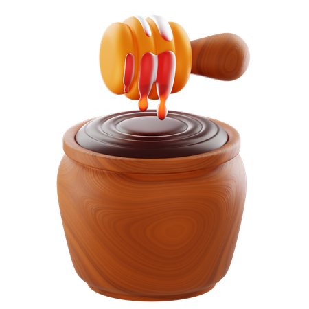 Honey Jar  3D Icon