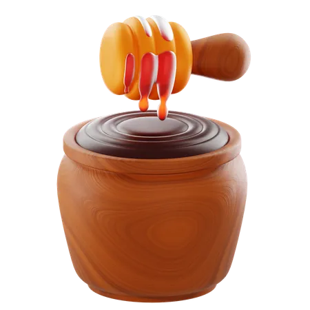 Honey Jar  3D Icon