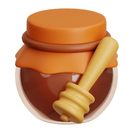 Honey Jar  3D Icon