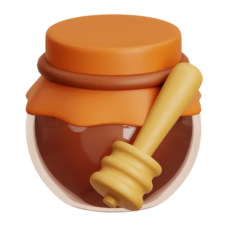 Honey Jar  3D Icon