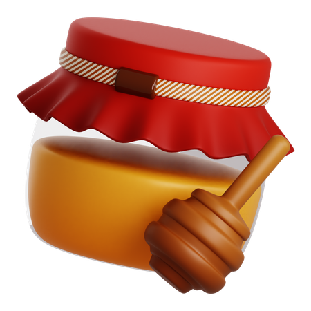 HONEY JAR  3D Icon