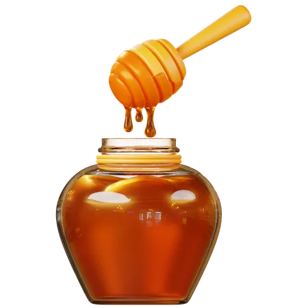 Honey Jar  3D Icon