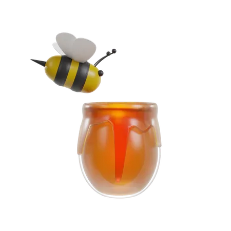 Honey Jar  3D Icon