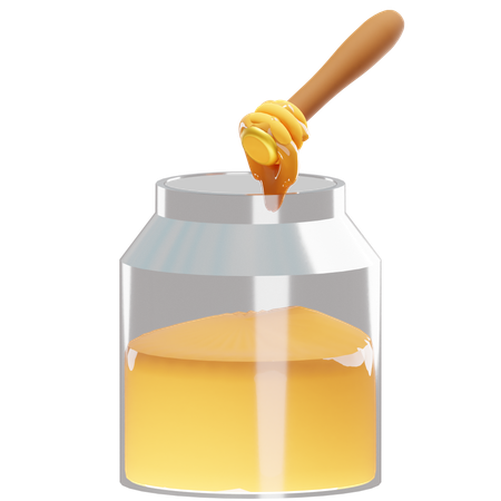 Honey Jar  3D Icon