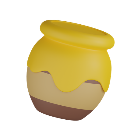 Honey Jar  3D Icon