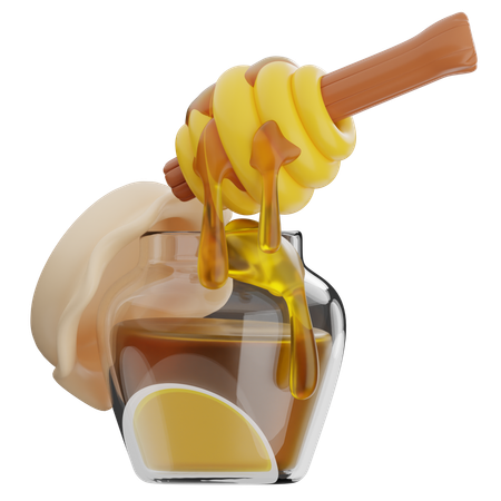 Honey Jar  3D Icon