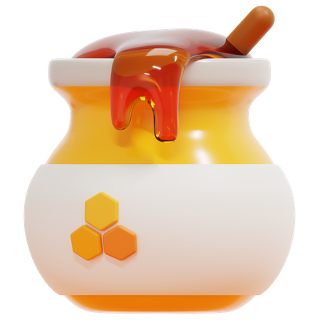 Honey Jar  3D Icon