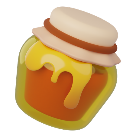 Honey Jar  3D Icon