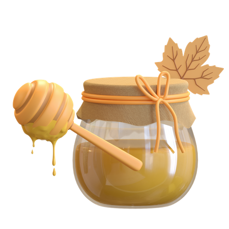 Honey Jar  3D Icon