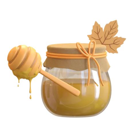 Honey Jar  3D Icon