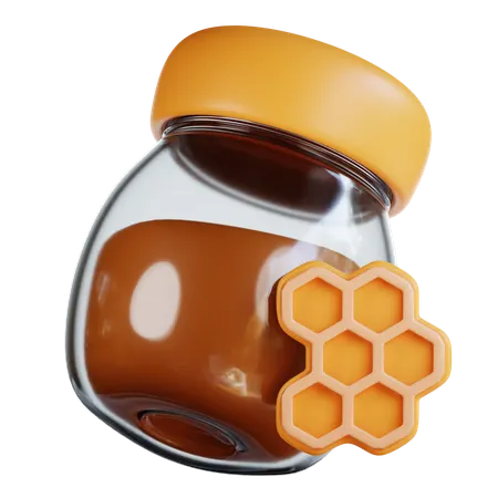 Honey Jar  3D Icon