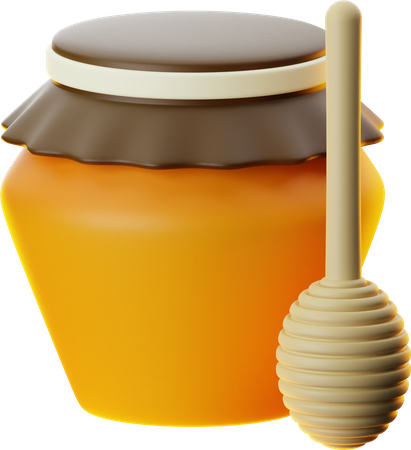 Honey Jar  3D Icon