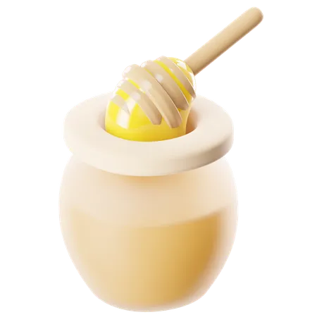 Honey Jar  3D Icon