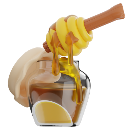 Honey Jar  3D Icon