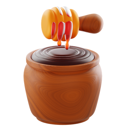 Honey Jar  3D Icon
