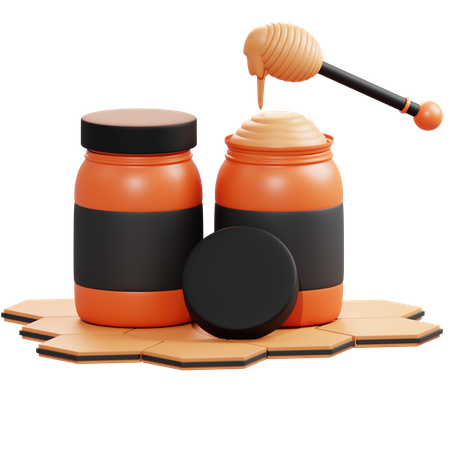Honey Jar  3D Icon