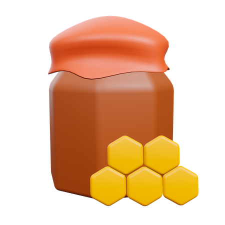 Honey Jar  3D Icon