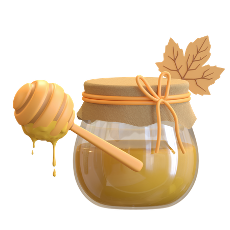 Honey Jar  3D Icon