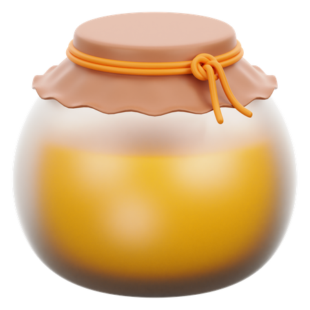 Honey Jar  3D Icon