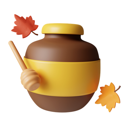 Honey Jar  3D Icon